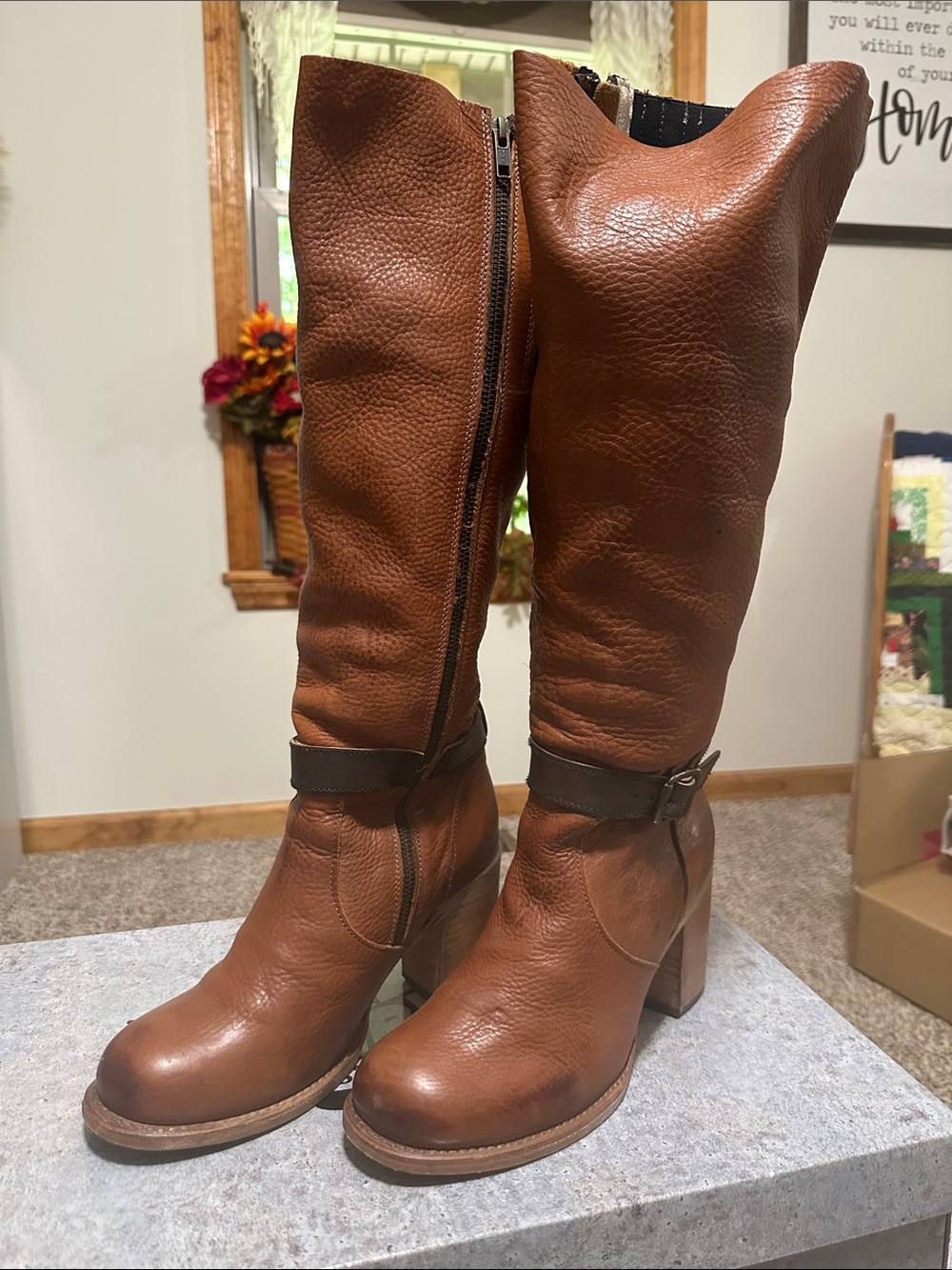 Freebird Holland Tall Leather Boots Size 10